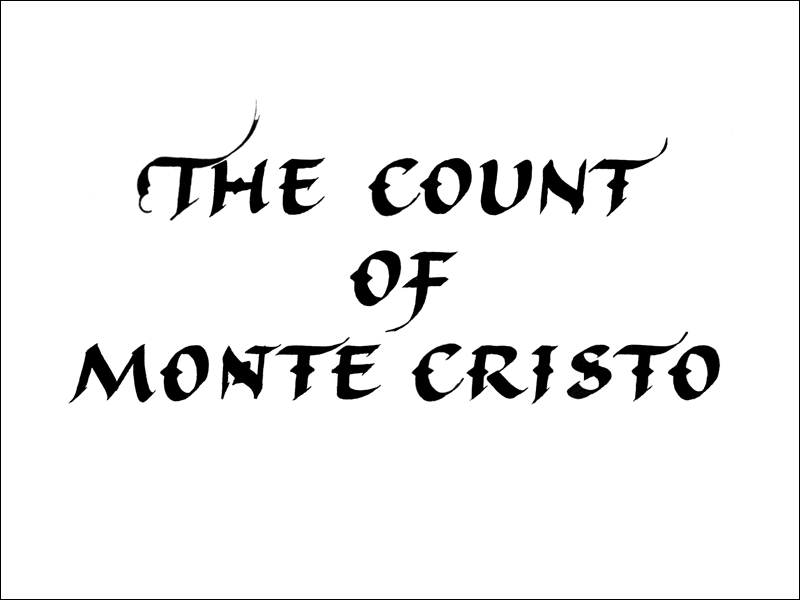 monte cristo. Mark L'Argent - Lettering Artist
