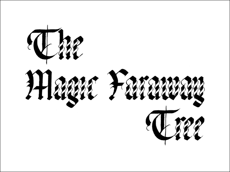 faraway tree. Mark L'Argent - Lettering Artist