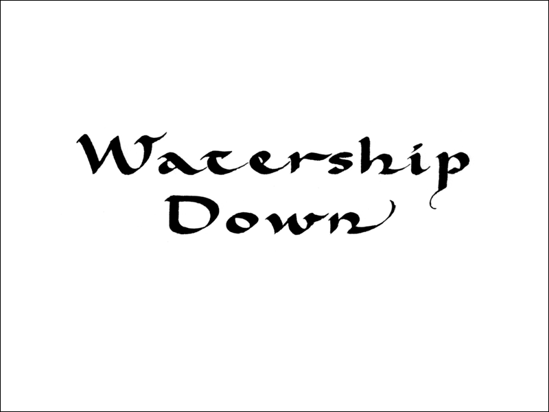 watership down. Mark L'Argent - Lettering Artist