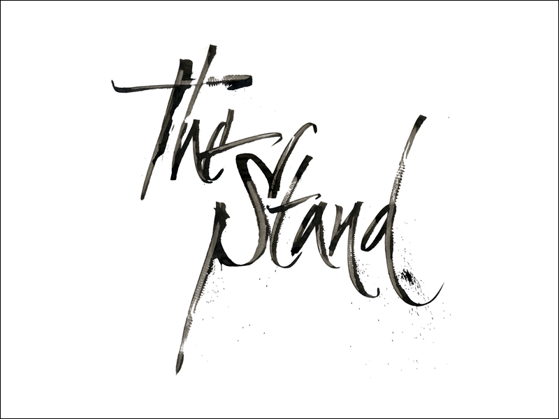 the stand. Mark L'Argent - Lettering Artist