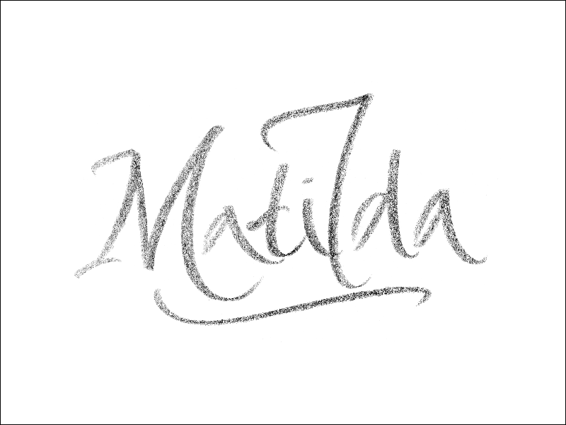 matilda. Mark L'Argent - Lettering Artist