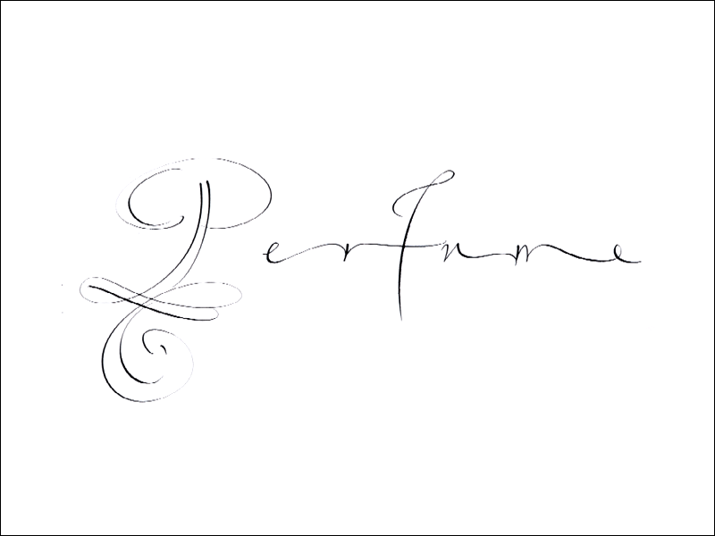 perfume. Mark L'Argent - Lettering Artist