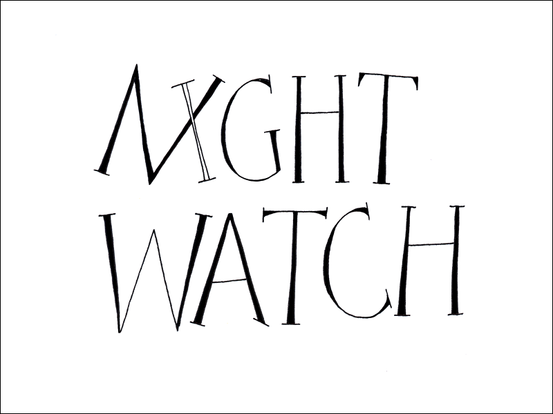 night watch. Mark L'Argent - Lettering Artist