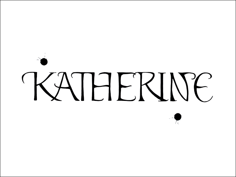 katherine. Mark L'Argent - Lettering Artist