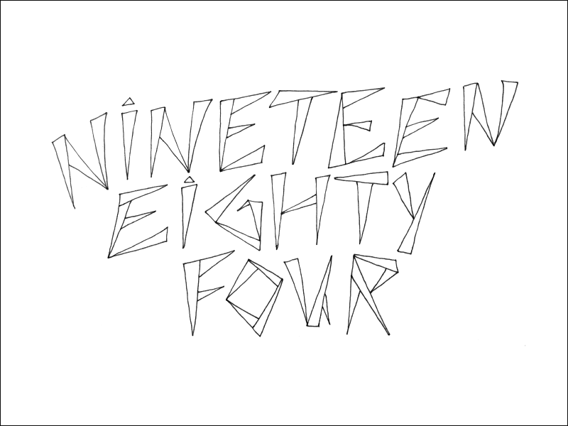 1984 #1. Mark L'Argent - Lettering Artist