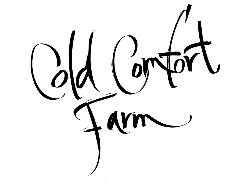 cold comfort. Mark L'Argent - Lettering Artist