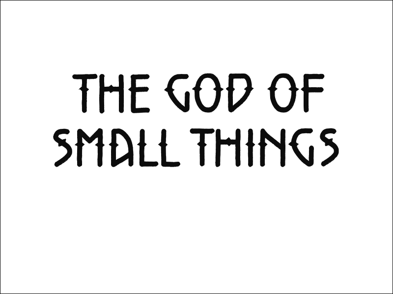 small things. Mark L'Argent - Lettering Artist