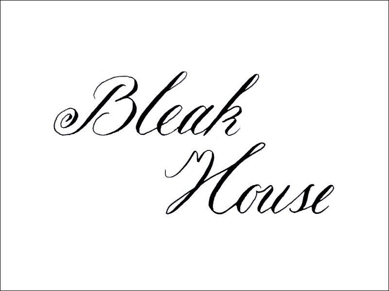 bleak house. Mark L'Argent - Lettering Artist