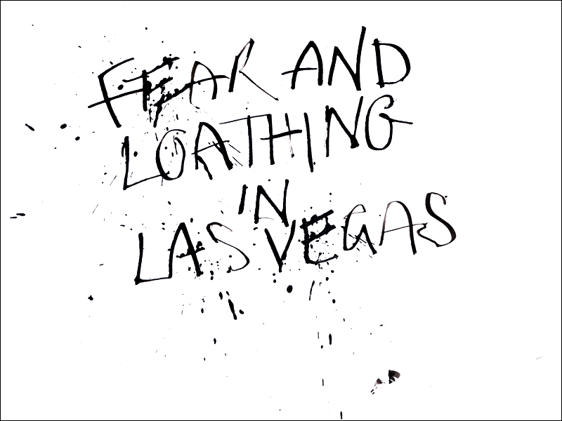 fear & loathing. Mark L'Argent - Lettering Artist
